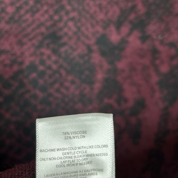 Express x Negin Mirsalehi Snakeskin Print Sweater Skirt Womens XS Pencil Office - Picture 5 of 6